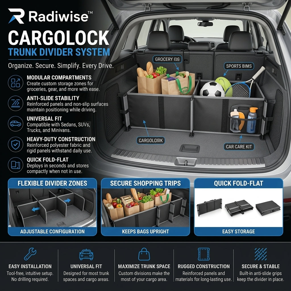 Radiwise™ CargoLock Trunk Divider System